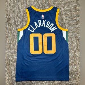 Nike Mens M 44 Utah Jazz Jersey NBA Navy Icon Edition Swingman - Jordan Clarkson